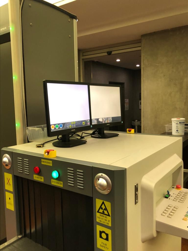 X-ray machine monitors
